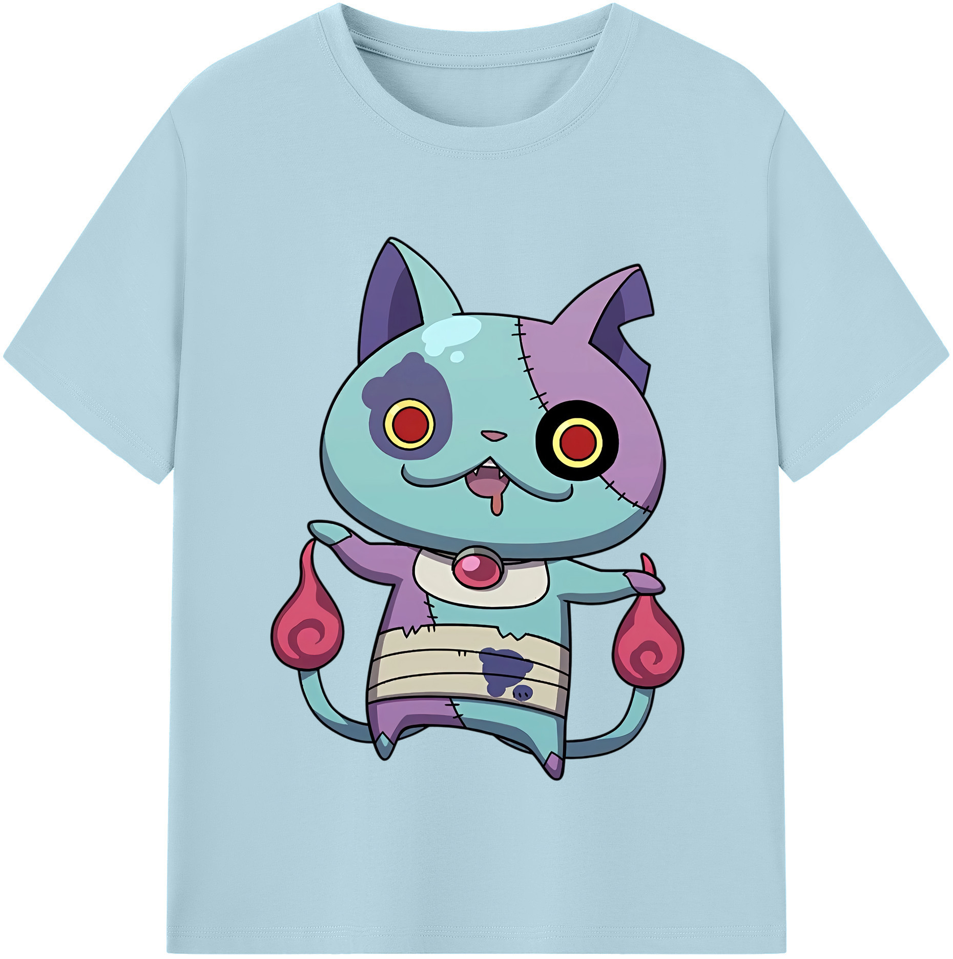 （画像用） 妖怪ウォッチ Yo-kai Watch 綿100％半袖Tシャツ（フロントプリント）